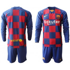 Maillot de Foot FC Barcelone Enfant Domicile 2019/2020 ML